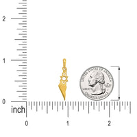 Load image into Gallery viewer, Mini State of Israel with Star of David Pendant Necklace
