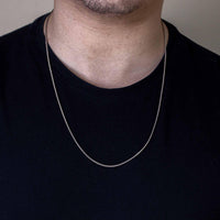 Load image into Gallery viewer, Solid 925 Sterling Silver 1mm Thin Franco Chain
