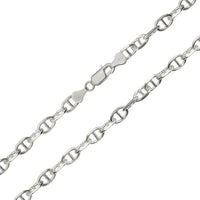 Load image into Gallery viewer, Solid 925 Sterling Silver Anchor Chain Necklace
