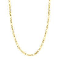 Load image into Gallery viewer, Solid 14K Gold 4.5mm Figaro Link Chain Necklace
