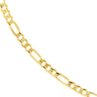 Load image into Gallery viewer, Solid 14K Gold 4.5mm Figaro Link Chain Necklace
