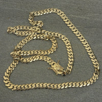 Load image into Gallery viewer, Solid 14k Gold 6mm Miami Cuban Chain Necklace
