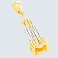 Load image into Gallery viewer, Solid 14K Gold Empire State Building Pendant
