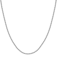 Load image into Gallery viewer, Solid 14k White Gold 2.5mm Rope Chain Necklace
