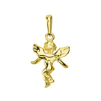 Load image into Gallery viewer, 14k Yellow Gold Angel Open arms Pendant
