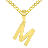 Load image into Gallery viewer,  14k Gold Mini Uppercase Initial Letter Pendant | Jewelry America
