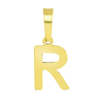 Load image into Gallery viewer,  14k Gold Mini Uppercase Initial Letter Pendant | Jewelry America
