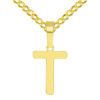 Load image into Gallery viewer,  14k Gold Mini Uppercase Initial Letter Pendant | Jewelry America
