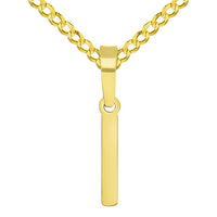 Load image into Gallery viewer,  14k Gold Mini Uppercase Initial Letter Pendant | Jewelry America
