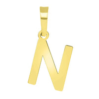 Load image into Gallery viewer,  14k Gold Mini Uppercase Initial Letter Pendant | Jewelry America
