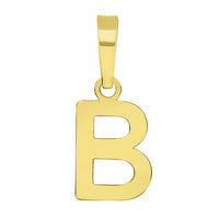Load image into Gallery viewer,  14k Gold Mini Uppercase Initial Letter Pendant | Jewelry America

