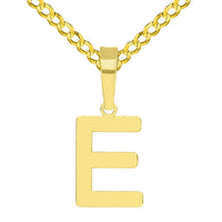 Load image into Gallery viewer,  14k Gold Mini Uppercase Initial Letter Pendant | Jewelry America
