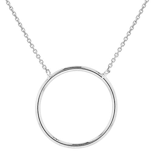 Simple Circle of Life Necklace with Lobster Claw Clasp