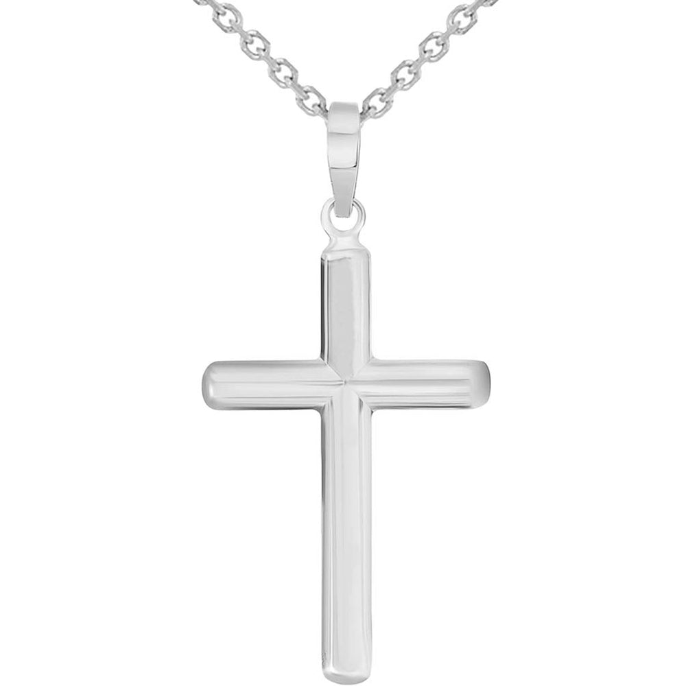 White Gold Religious Pendants Necklace