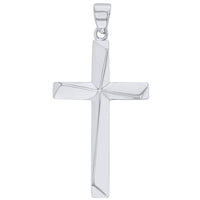Load image into Gallery viewer, 14K White Gold Elegant Religious Cross Pendant
