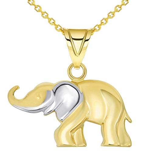 14 Karat Gold Elephant Jewelry