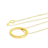 Load image into Gallery viewer, 14K Yellow Gold Simple Circle of Life Necklace
