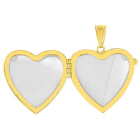 Load image into Gallery viewer, Solid 14K Yellow Gold Heart Shaped Locket Charm Pendant

