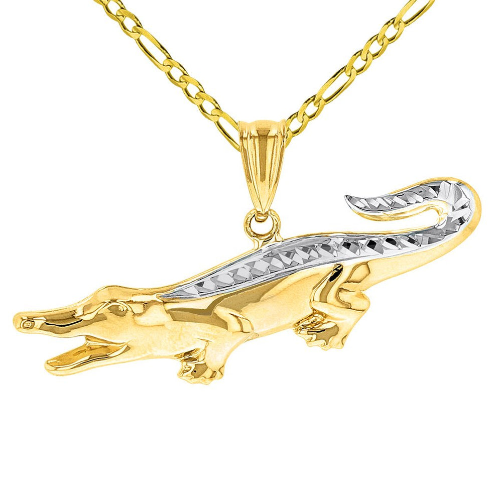 Alligator Charm Animal Pendant Necklace