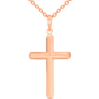Load image into Gallery viewer, Rose Gold Cross Pendant Necklace

