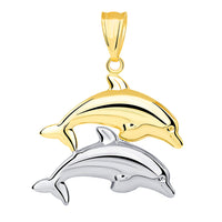 Load image into Gallery viewer, dolphin pendant necklace
