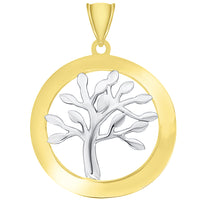 Load image into Gallery viewer, tree of life pendant gold
