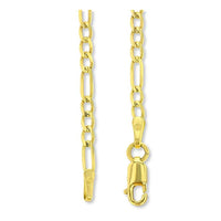 Load image into Gallery viewer, 14k Yellow Gold Hand Engraved Face of Jesus Christ Medallion Pendant with Figaro Chain Necklace
