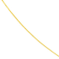 Load image into Gallery viewer, 14K Yellow Gold and White Gold 0.96mm Silicone Adj Box 070 Ll Necklace
