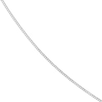 Load image into Gallery viewer, 14K Yellow Gold and White Gold 0.69mm Adjustable Child&#39;s Curb Chain Necklace
