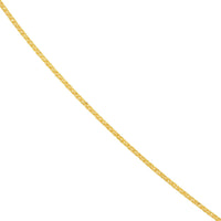 Load image into Gallery viewer, 14K Yellow Gold or White Gold or Rose Gold 1.15mm Silicone Adj Sq Wheat 020 Ll Necklace
