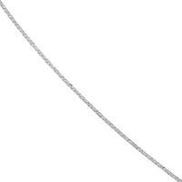 Load image into Gallery viewer, 14K Yellow Gold or White Gold or Rose Gold 1.15mm Silicone Adj Sq Wheat 020 Ll Necklace
