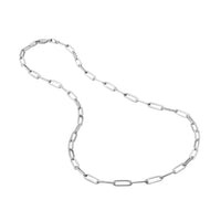 Load image into Gallery viewer, 14K Gold 3.80mm Designer Long Link Chain Necklace
