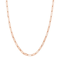 Load image into Gallery viewer, 14K Gold 3.80mm Designer Long Link Chain Necklace

