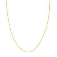 Load image into Gallery viewer, 14K Yellow Gold, White Gold and Rose Gold 2.10mm Silicone Adj DC Brill Cable Chain Necklace

