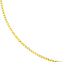 Load image into Gallery viewer, 14K Yellow Gold, White Gold and Rose Gold 2.10mm Silicone Adj DC Brill Cable Chain Necklace
