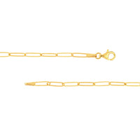 Load image into Gallery viewer, Solid 14K Gold 2.6mm Designer Long Link Chain Necklace
