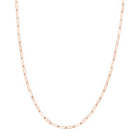 Load image into Gallery viewer, Solid 14K Gold 2.6mm Designer Long Link Chain Necklace
