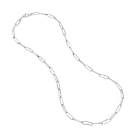 Load image into Gallery viewer, 14K Gold 5.10mm Paper Clip Chain Necklace
