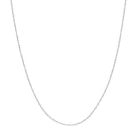 Load image into Gallery viewer, 14K Yellow Gold ,Rose Gold and White Gold 0.6mm Pendant Rope Chain Thin and Dainty Necklace with Spring Ring
