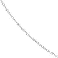Load image into Gallery viewer, 14K Yellow Gold ,Rose Gold and White Gold 0.6mm Pendant Rope Chain Thin and Dainty Necklace with Spring Ring
