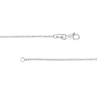 Load image into Gallery viewer, 14K Yellow Gold or White Gold 1.2mm Pendant Rope Chain Necklace with Lobster Lock
