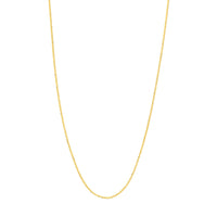 Load image into Gallery viewer, 14K Yellow Gold And White Gold 1.12mm Sparkle Chain Necklace with Lobster Lock
