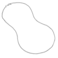 Load image into Gallery viewer, 14K Gold 2.5mm Bead Chain Necklace with Lobster Lock
