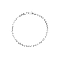 Load image into Gallery viewer, Solid 14K Gold 3mm Bead Chain Bracelet with Lobster Lock
