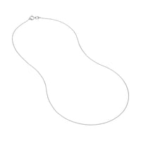 Load image into Gallery viewer, 14K Yellow Gold and White Gold 0.7mm Cable Chain Necklace with Spring Ring

