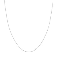 Load image into Gallery viewer, 14K Yellow Gold and White Gold 0.9mm Cable Chain Necklace with Lobster Lock
