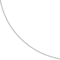 Load image into Gallery viewer, 14K Yellow Gold and White Gold 0.9mm Cable Chain Necklace with Lobster Lock
