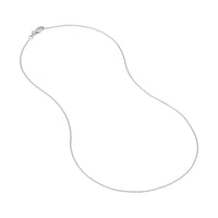 Load image into Gallery viewer, 14K Yellow Gold and White Gold 0.9mm Cable Chain Necklace with Lobster Lock
