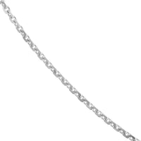 Load image into Gallery viewer, 14K Yellow Gold and White Gold 0.8mm D/C Cable Chain Necklace with Lobster Lock
