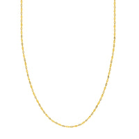 Load image into Gallery viewer, 14K 2.1mm Two-Tone Dorica Chain Necklace with Lobster Lock

